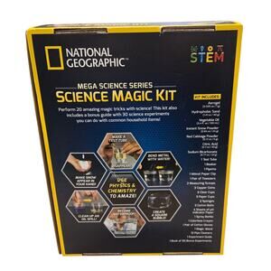National Geographic Mega Science Magic Kit Science Kit for Kids New Unused